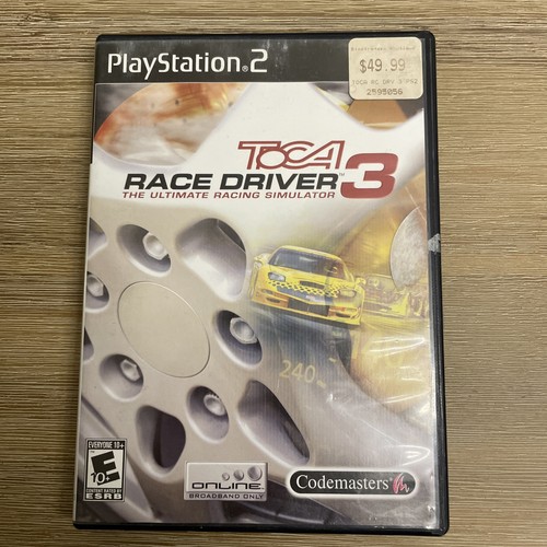 ToCA Race Driver 3 (PS2) Complete w/ Manual – Racing Simulator - Picture 1 of 5
