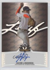 2014 Leaf Valiant Black Prismatic 5/5 Jacob Lindgren #BA-JL1 Auto 0s3