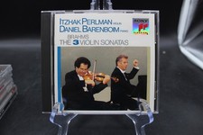 Itzhak Perlman/Daniel Barenboim - Brahms the 3 Violin Sonatas (CD, 1990, Sony)