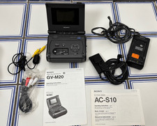 Sony Walkman GV-S50 Video8 Recorder Video Monitor w/ AC-S10 Power Adaptor