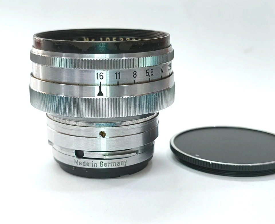 Zeiss 50mm f1.5 Opton Sonnar Lens Red T "READ" - Image 4 of 4