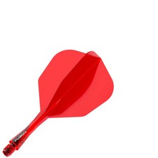 Winmau Fusion Integrated Flight  Shaft 6 Standard - Short - Red