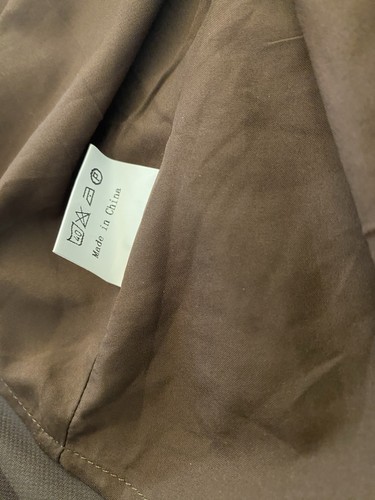Ausgefallenes Maxikleid mit Spitze bestickt und verstellbaren Trägern Stufen XS braun - Bild 12 von 14
