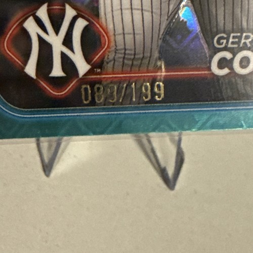 2024 Topps Chrome Logofractor Baseball Gerrit Cole Aqua /199 #164 Yankees - Bild 4 von 5