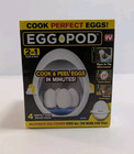 Egg Pod Microwave Egg Cooker that Perfectly Cook & Peel Eggs New As Seen On TV