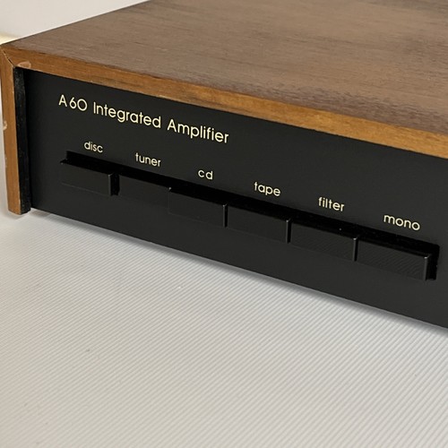 Amplificador integrado estéreo Hi-Fi separado A&R Cambridge A60 hecho en el Reino Unido - Imagen 10 de 14
