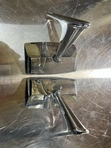OEM 1961-1967 Ford Fairlane Mustang Galaxy Chrome Mirror Pair