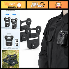Magnetic Body Camera Mount with 6-Magnet Silicone Clip - Secure Versatile Atta