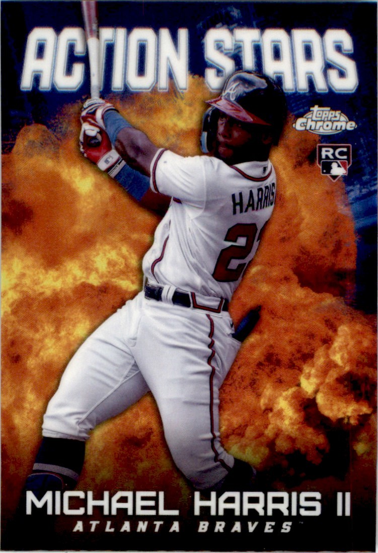 Michael Harris II 2023 Topps Chrome Update Action Stars RC #ASC-6 Atlanta Braves