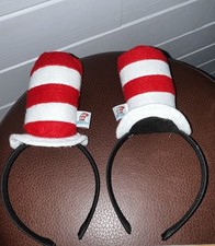 Cat In The Hat Felt Headband Dr. Seuss Fancy Dress Costume Accessory Lot of 2