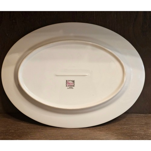 Vintage Early 20th century 1920 - 1939 Norleans WHITE LACE 12" Platter JAPAN - Picture 2 of 5