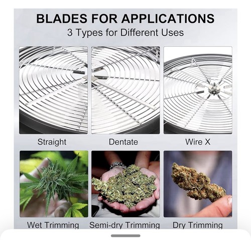 13" Laubschüssel Trimmer, Schüssel Trimmer mit zuschaltbaren Edelstahlklingen - Bild 4 von 6