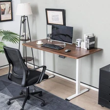 NNECW Electric Dual-Motor Stand up Desk Frame with Memory Controller for Home Of