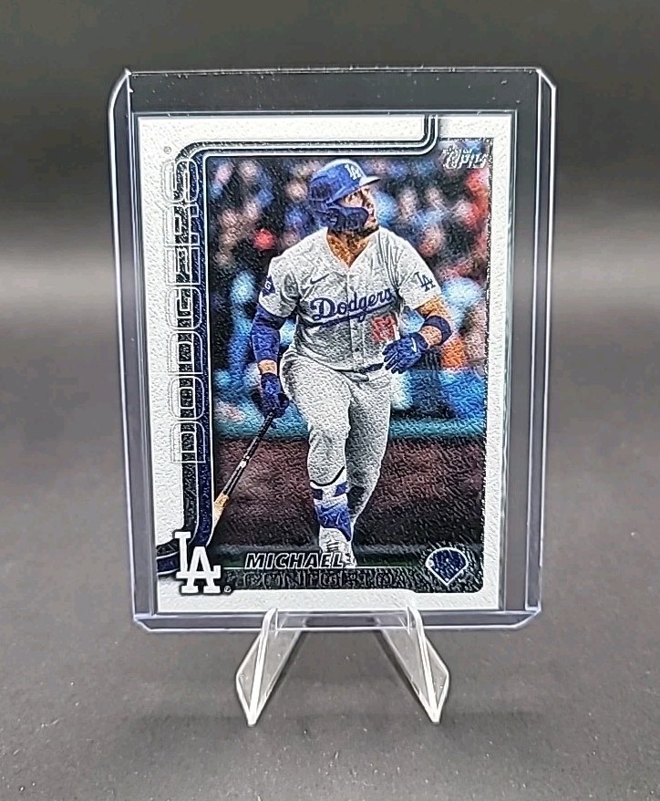 2025 Topps Series 2 Canvas 3/50 Michael Conforto #476 Los Angeles Dodgers