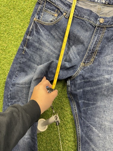 Wrangler Retro Jeans Herren 42x32 Dark Wash Blau Slim Boot Stretch Western Cowboy - Bild 5 von 10