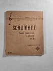 Schumann Piano Concerto A Minor Op 54 M Baron Co No 249 Songbook Antique Music