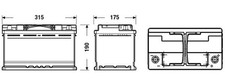 Starterbatterie für RENAULT SAAB SEAT SKODA TOYOTA VOLVO VW - EL800