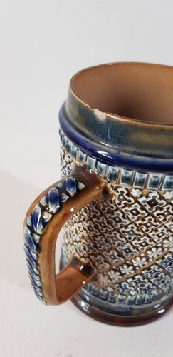Antique Victorian Doulton Lambeth Art Stoneware Jug by Jane Hurst dated 1878 - Picture 7 of 12