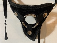 Crotchless Panty Harness with Universal O-Ring That Fits Any Strap-On Dildo
