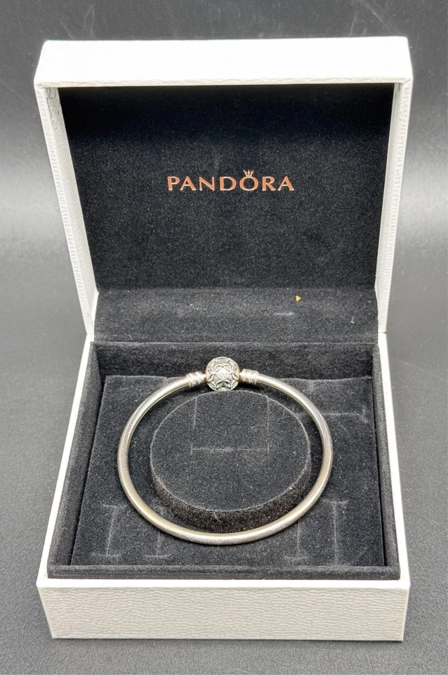 ⚜️Pandora 925er Silber Armspange Ø 6cm  ⚜️