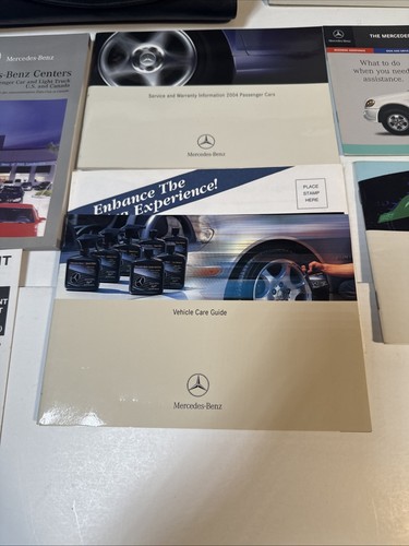 2004 Mercedes Benz SLK convertible operator's manual & case 230 320 32 amg - Picture 4 of 7