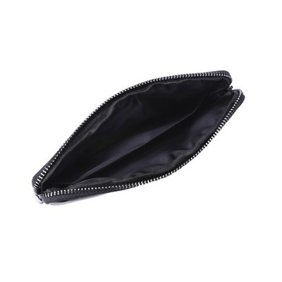 1Pc Durable Document Pouch Black Fireproof Waterproof Safe Cash Money Bag