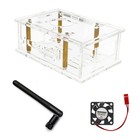 Pour Boîtier en Acrylique OrangePi 5Pro pour Boîtier en Acrylique Transpare7517