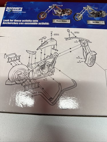 Orange County Chopper 2005 American Chopper  1:10 Scale Fire Bike Unbuilt! Rare! - Picture 14 of 20