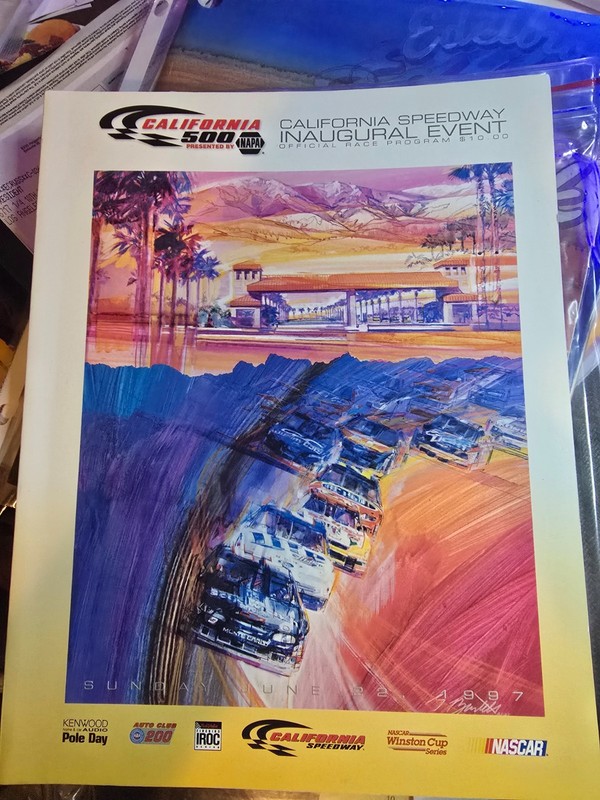 INAUGURAL CALIFORNIA SPEEDWAY NASCAR PROGRAM JUNE 22,1997