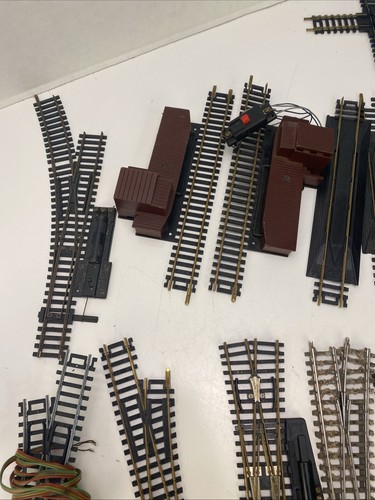 Atlas HO Scale Brass Large Switches Turnouts Left L Right R Vintage Lot Plus - Picture 6 of 9