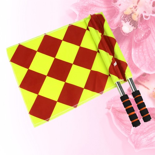 2 Pcs Soccer Hand Flag Football Officials Gear Accessories Flags - Bild 10 von 11