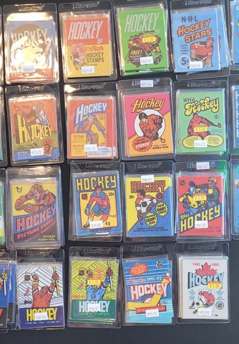 COMPLETE SET OF OPC/TOPPS NHL & WHA WAX PACK METAL SIGNS - Picture 4 of 7