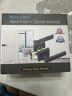TICONN Black Privacy Door Handle Heavy Duty, Matte Black