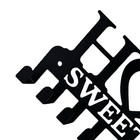 Key Holder Hooks Organizer Wall Mounted Metal Key Hanger Rack Wall Decor For