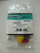 Panduit Inserts Cat 3 Cat 5e Cat 6 Coax Faceplates Bundle