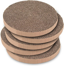 Cat Scratcher Pads Refill Round Scratching Board Best Pet Supplies Pack Of 5 
