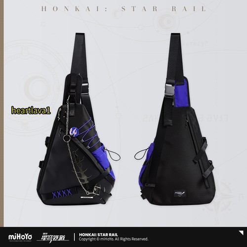 Official Mihoyo Honkai: Star Rail Acheron Satchel Crossbody Shoulder Bags - Picture 4 of 10