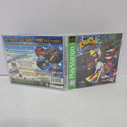 Crash Bandicoot 3: Warped (Sony PlayStation, PS1) Manual Case Only, No Game Mint