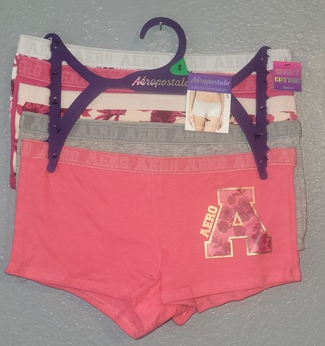 Aeropostale 5 Pack Women’s Boyshort Underwear, Aeropostale Panties Boyshort, - Picture 4 of 54