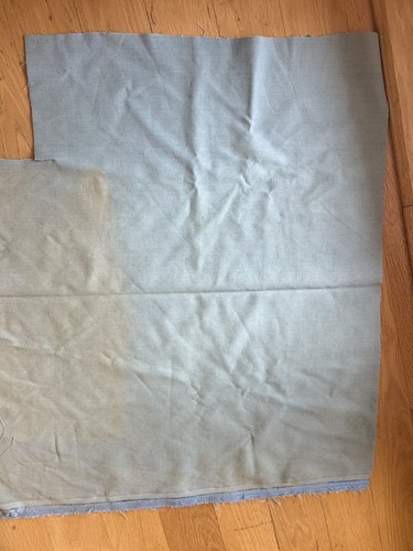 Blue Velvet Velour Fabric Remnants Lot ~2 Yards Upholstery Sewing Crafts Décor - Picture 9 of 16