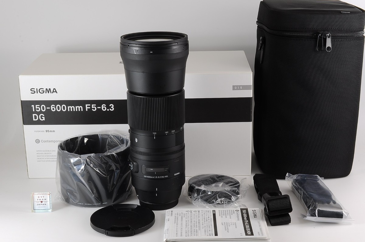 シグマ 150-600mm F5-6.3 DG OS Canon #1095 Sigma 745101 150-600mm f/5.0-6.3 for Canon EF Cameras 150