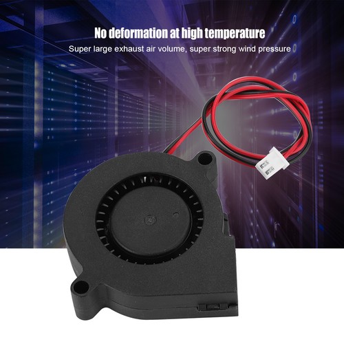 5015 5V Fan 3D Printer Accessory Blower Radiator Cooling Fan PBT Anti NEW - Afbeelding 4 van 7