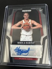 2024-25 Panini Prizm Black Nikola Durisic Rookie Signatures RC Auto