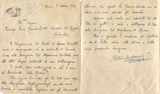 COMPOSER Pietro Mascagni autograph letter signed COMPOSER Pietro Mascagni autograph letter signed