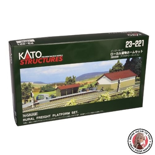 NEW KATO N Gauge Local Freight Platform Set 23-221 Model Train Supplies - Picture 1 of 1