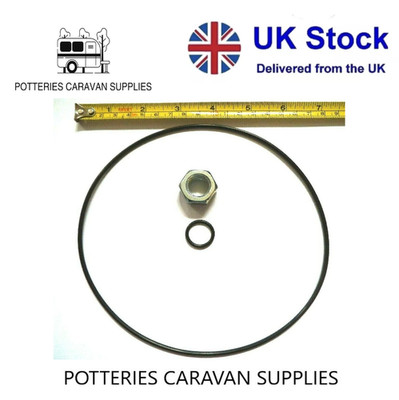 CARVER CASCADE 2 DURCHLAUFERHITZER 16mm SPURSTANGE DICHTUNG UND MUTTER SET CARAVAN CAMPER