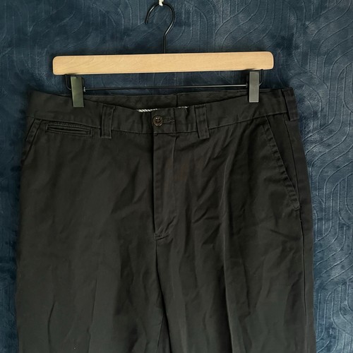 Vintage Polo Ralph Lauren schwarz klassische Passform gerade Chino Hose Herren Größe 35X32 - Bild 2 von 7