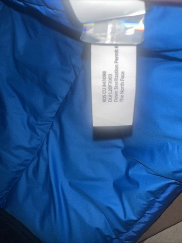 North Face 700 Puffer Down Nutpse Youth Clear Lake Blue Jacket Med (10/12) BNWT - Picture 13 of 18