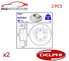 BREMSSCHEIBEN SATZ PAAR HINTEN DELPHI BG9382C 2PCS I FÜR MAN TGE