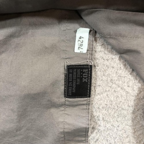 Fox Shirt Mens XL Gray Button Up Utility Long Sleeve Military Pockets Stretch - Picture 13 of 20
